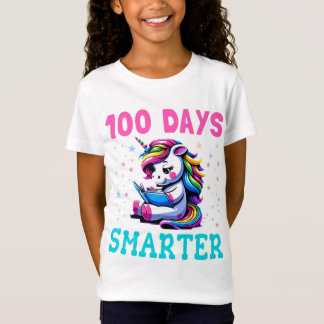 Camiseta Feliz 100º Dia da Escola Tee Arco-Íris para Mais I