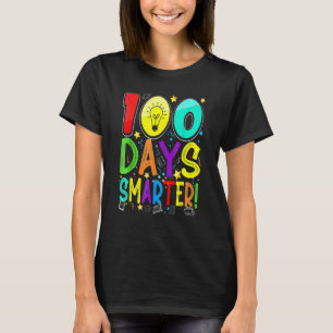 Camiseta Feliz 100º Dia De Aula Professor Aluno 100 Dias