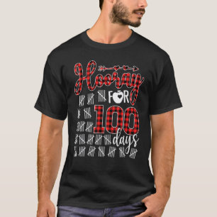 Camiseta Feliz 100º Dia de Aula Professor Parabéns por 100