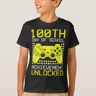 Camiseta Feliz 100º Dia De Conquista Escolar Desbloqueado