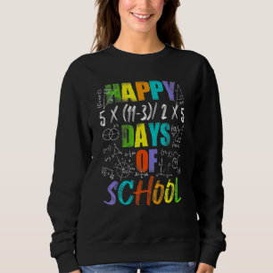 Camiseta Feliz 100º Dia De Equações Da Escola Professor De