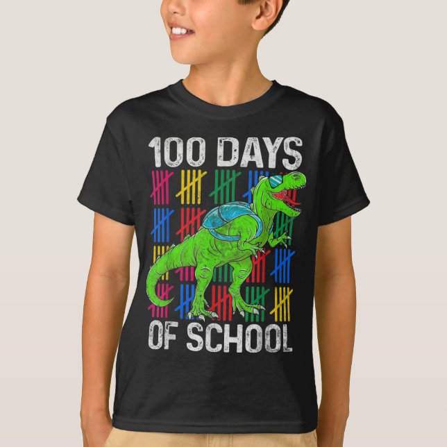 Camiseta Feliz 100º Dia de Escola (Frente)