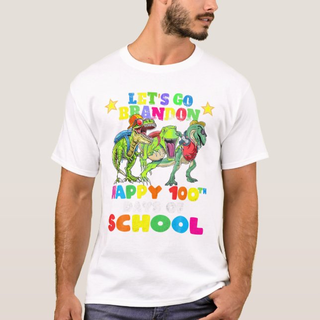 Camiseta Feliz 100º Dia De Escola (Frente)