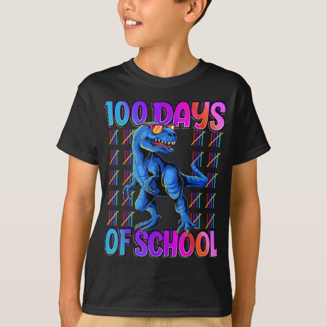 Camiseta Feliz 100º Dia de Escola (Frente)