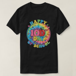 Camiseta Feliz 100º Dia de Escola Design Mais Inteligente