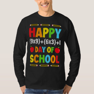Camiseta Feliz 100º Dia De Formigueiro Engraçado Em Matemát