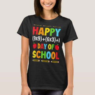 Camiseta Feliz 100º Dia De Formigueiro Engraçado Em Matemát