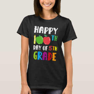 Camiseta Feliz 100º Dia De fruta De Comida Da Apple