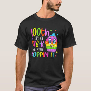 Camiseta Feliz 100º Dia De Pré-K Penhora 100 Dias De Escola