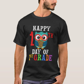 Camiseta Feliz 100º Dia De Primeiro Ano Professor De Ufolog