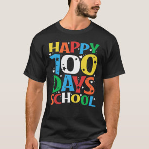 Camiseta Feliz 100º Dia De Professores Do Ensino 100 Dias