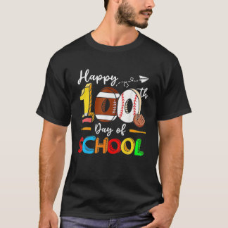Camiseta Feliz 100º Dia De Professores Professores Crianças