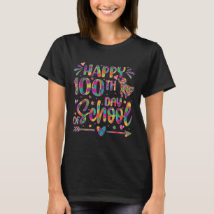 Camiseta Feliz 100º Dia De Quebra-cabeça Escolar 100 Dias M