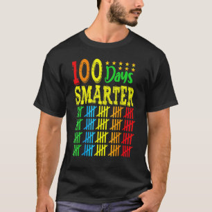Camiseta Feliz 100º Dia do Professor Escolar 100 dias mais