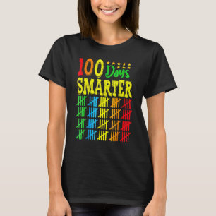 Camiseta Feliz 100º Dia dos Professores Escolares 100 Dias_