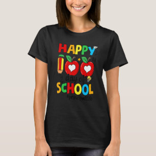Camiseta Feliz 100.º Dia do Diretor de Lápis da Escola L
