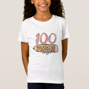 Camiseta Feliz 100 Dias de Comemoração da Sala de Aula Dive