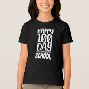 Camiseta Feliz 100 Dias de Comemoração da Sala de Aula Dive