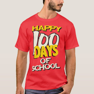 Camiseta Feliz 100 dias de escola