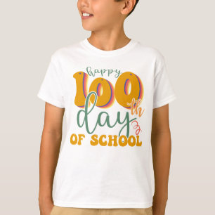 Camiseta Feliz 100 Dias De Escola