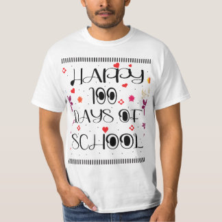 CAMISETA FELIZ 100 DIAS DE ESCOLA