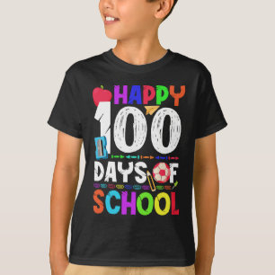 Camiseta Feliz 100 Dias De Escola - 100º Dia de Escola