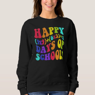Camiseta Feliz 100 Dias De Escola 100.º Dia De Matemática D