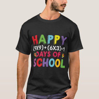 Camiseta Feliz 100 dias de escola 100 dias 100 dias