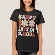 Feliz 100 dias de escola Estilo de esmeril retrô 2