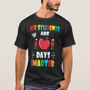 Camiseta Feliz 100 Dias De Escola Meus Estudantes São 101 D