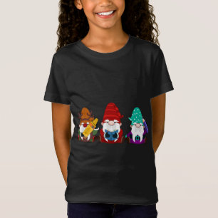 Camiseta Feliz 100 dias de escola ou três escolas gnomos 10