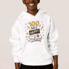 Camiseta Feliz 100 Dias de Escola Professor Jardim de Infân