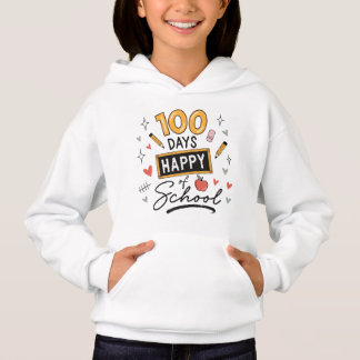 Camiseta Feliz 100 Dias de Escola Professor Jardim de Infân