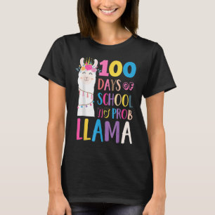 Camiseta Feliz 100 Dias De Escola Sem Problemas Lama
