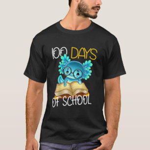 Camiseta Feliz 100 Dias De Jardim De Infância Axolotl 2022