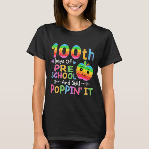 Camiseta Feliz 100 Dias De Pré-Escolas E Ainda A Aperta Ki