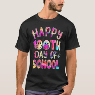 Camiseta Feliz 100 Dias De Professora Da Escola Tye Morre K