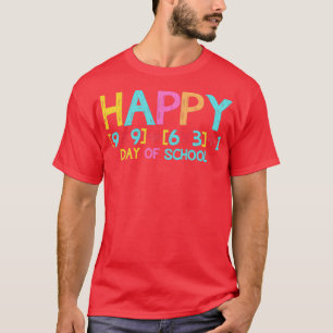Camiseta Feliz 100 Dias De Professora Engraçado Da EscolaEs