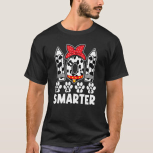 Camiseta Feliz 101 dias de Cachorros de Ensino Curtos Atrae