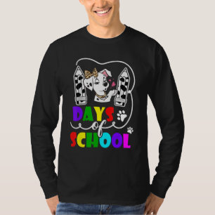 Camiseta Feliz 101 Dias de Estudante Ou Professora De Sobre