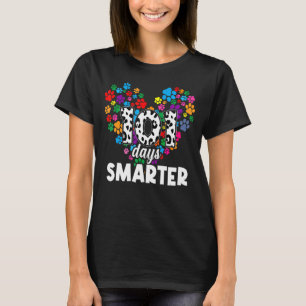 Camiseta Feliz 101 Dias De Estudantes De Cachorro Ou Profes