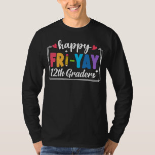 Camiseta Feliz 12 de sexta-feira Professora Engraçada Estud