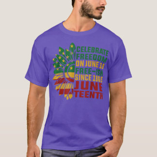 Camiseta Feliz 16 de girassol africano negro