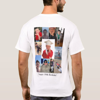 Camiseta Feliz 18º Aniversário Evan!