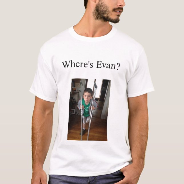 Camiseta Feliz 18º Aniversário Evan!  (Frente)