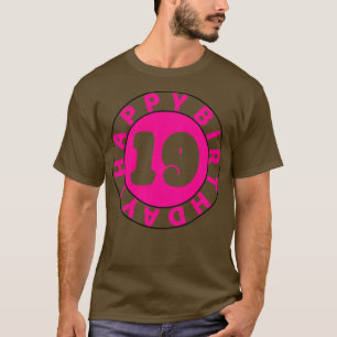 Camiseta Feliz 19 anos