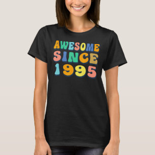 Camiseta Feliz 27.º aniversário 27 anos é incrível desde 19