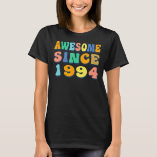 Camiseta Feliz 28º Aniversário, 28 anos é incrível desde 19