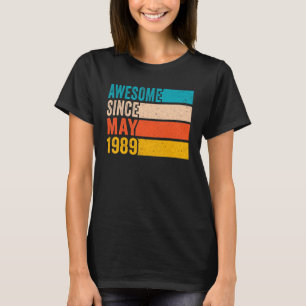 Camiseta Feliz 33º Festa de aniversário, 33 anos, incrível