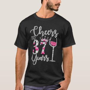 Camiseta Feliz 37 Anos Feliz Rainha D
